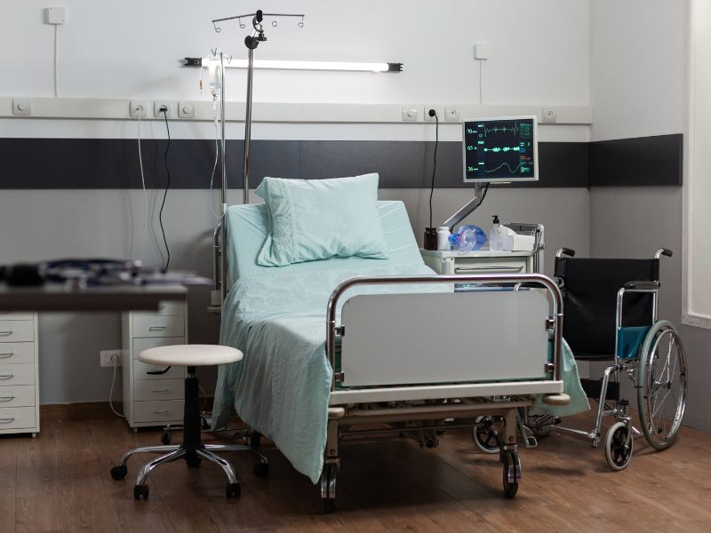 selimut pasien rumah sakit